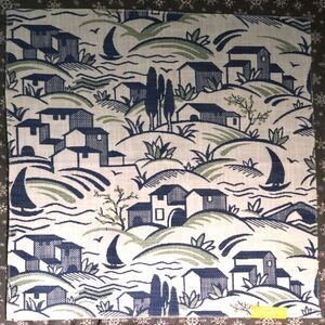 Blue Thibaut Fabric Landmark Fabric